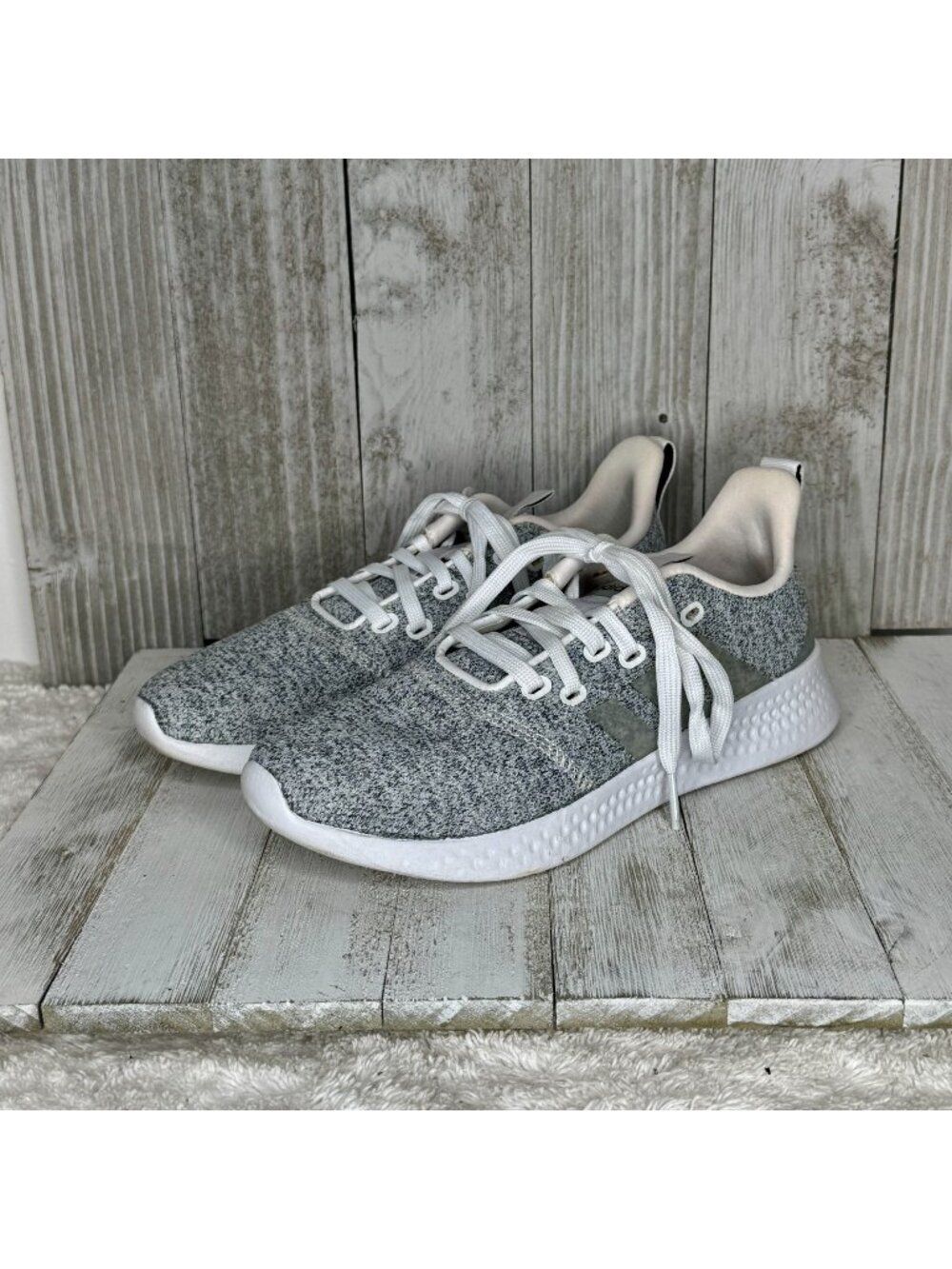 Adidas Sneakers Women's Puremotion Athletic Running Shoes Grey Size 7